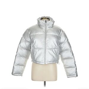 7 For All Mankind Crop Puffer Jacket, Size small